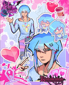 colored sketch page!!